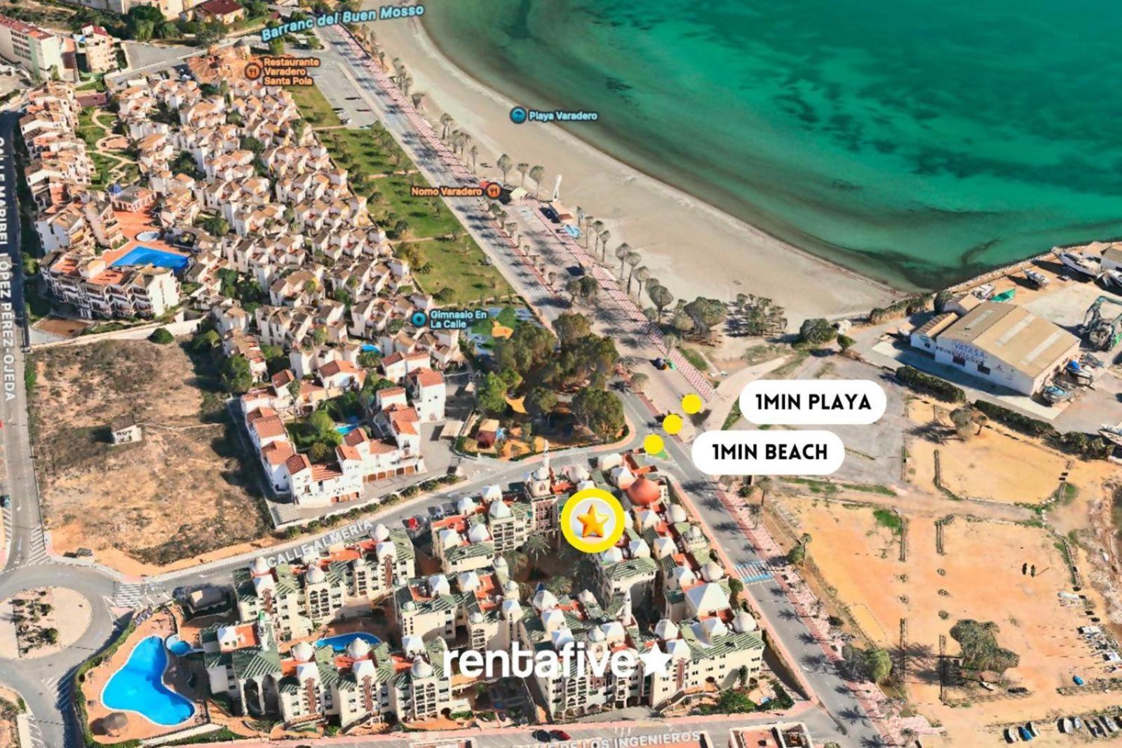 Rentafive Varadero Con Piscina Playa Y Terraza Santa Pola Exterior photo